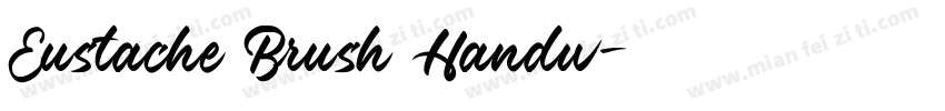 Eustache Brush Handw字体转换